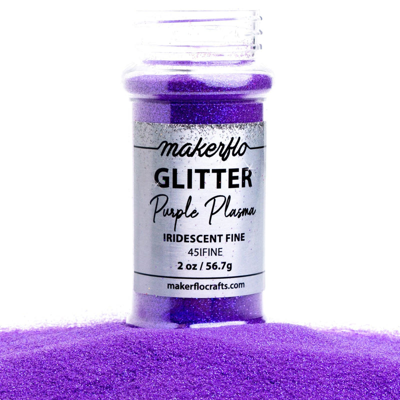 MakerFlo Crafts Purple Plasma - Fine Glitter 2oz
