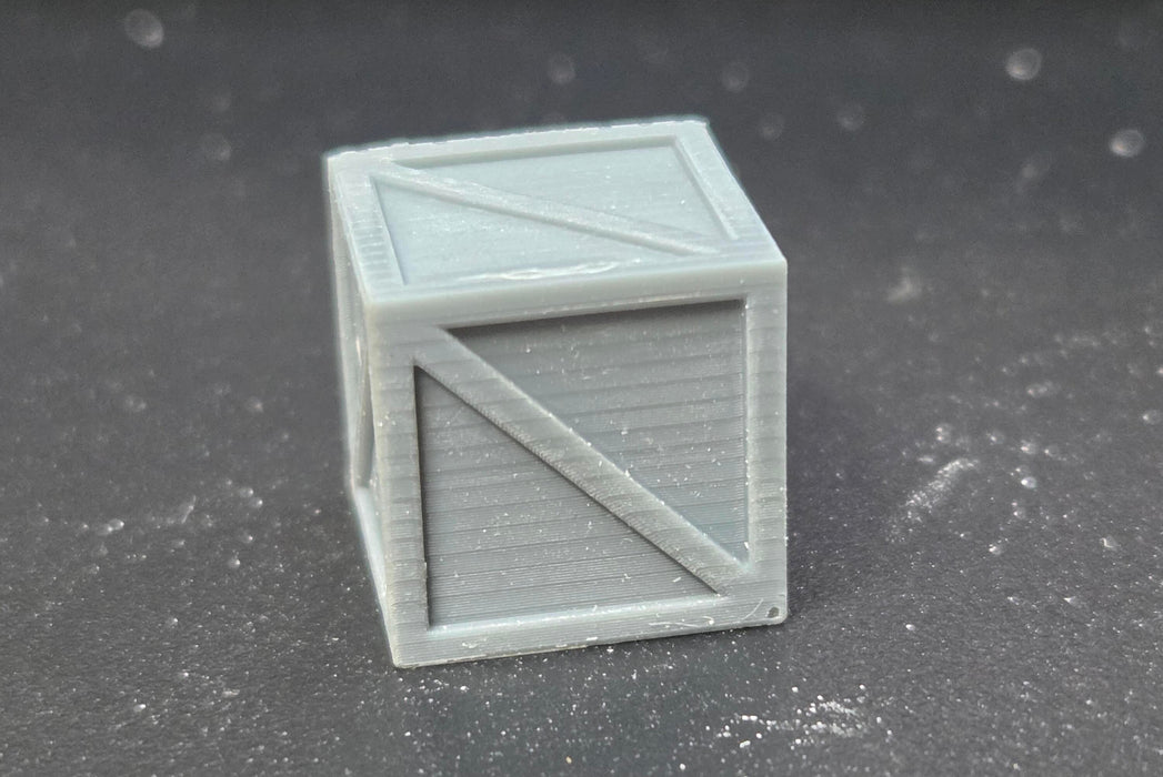 3G Resin Prints B-00041 HO Scale 4' x 4' Wooden Crate (Unpainted Resin Pack of 3)