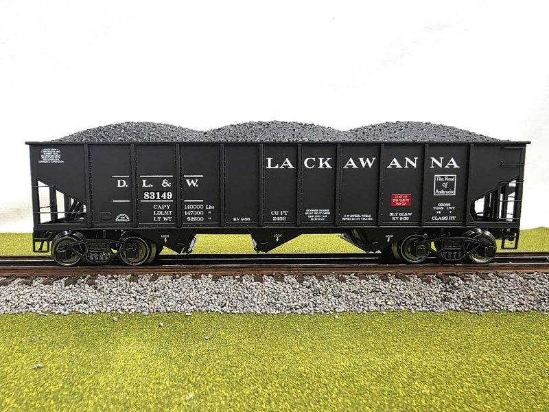 Ready Made Trains (RMT) 66280 O Gauge 70 Ton Hopper Car Lackawanna DL&W