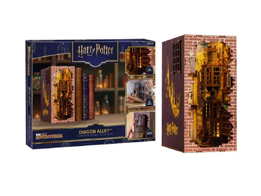 Revell 00530 Tiny Adventures – Harry Potter Diagon Alley 3D Wooden Book Nook Kit