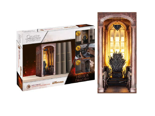 Revell 00531 Tiny Adventures – Game of Thrones House Of The Dragon Iron Throne 3D Wooden Book Nook Kit