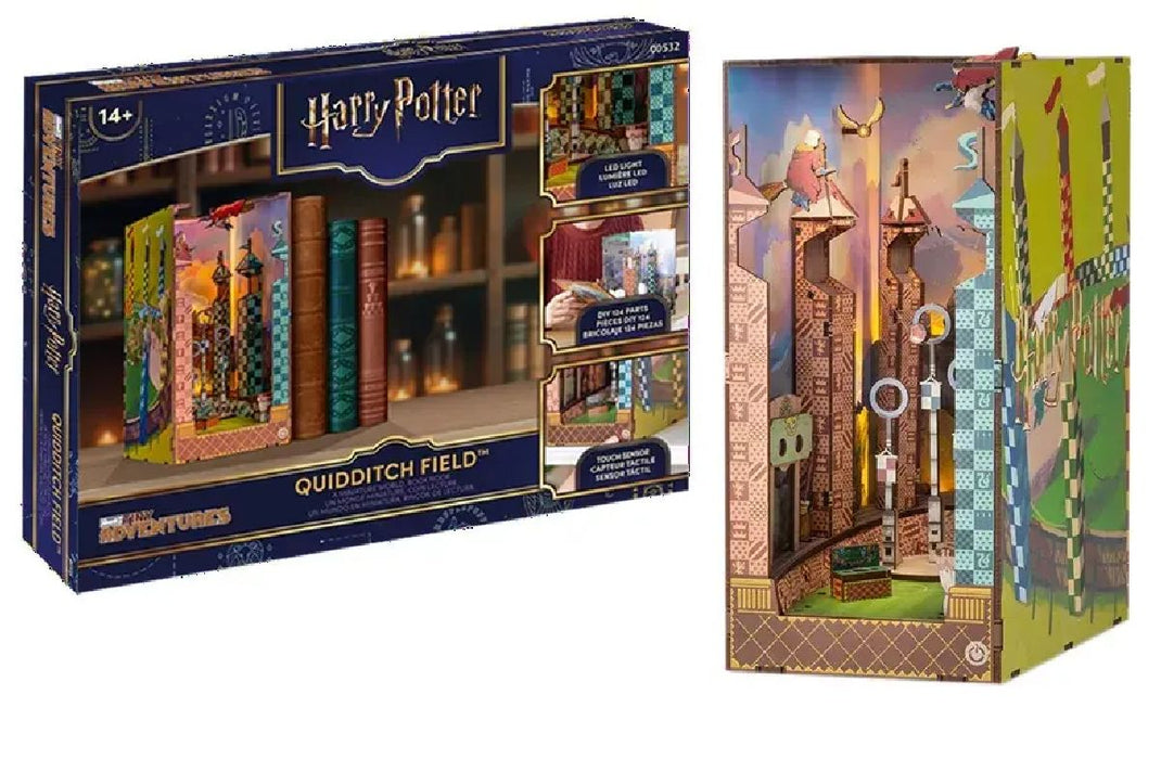Revell 00532 Tiny Adventures – Harry Potter Quidditch Field 3D Wooden Book Nook Kit