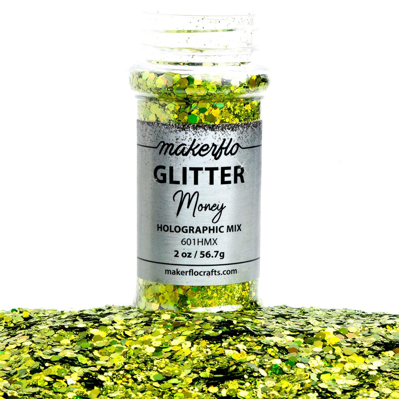 MakerFlo Crafts Money - Chunky Mix Glitter 2oz