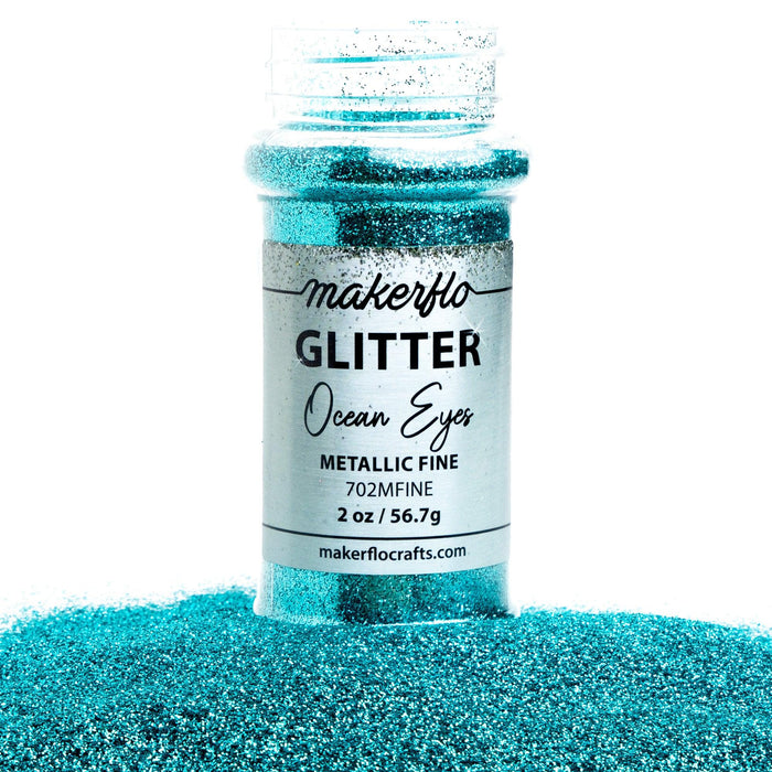 MakerFlo Crafts Ocean Eyes - Fine Glitter 2oz