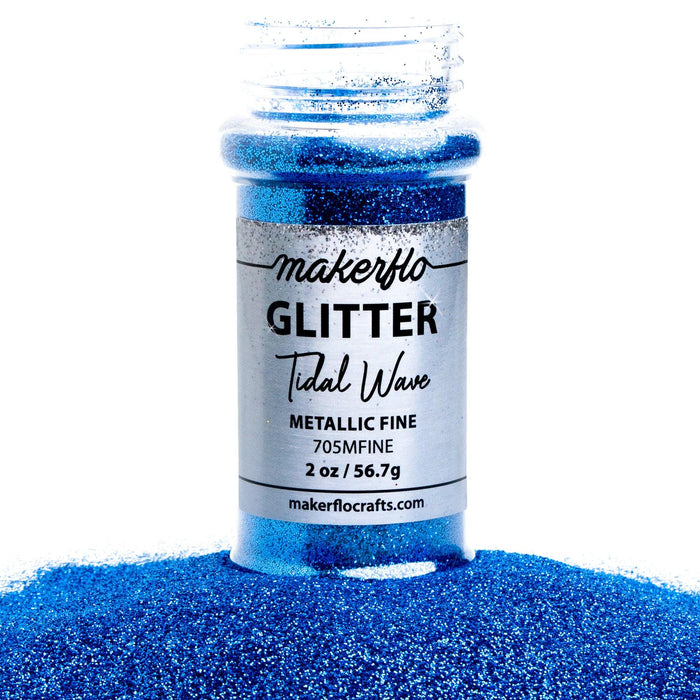 MakerFlo Crafts Tidal Wave - Fine Glitter 2oz