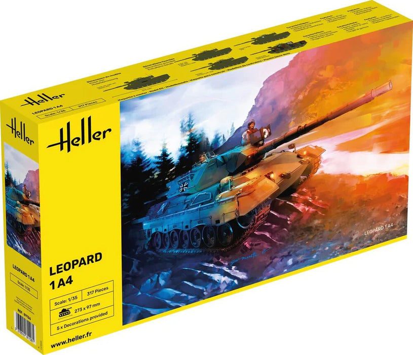 Heller 81126 1/35 Leopard 1A4 Model Tank Kit