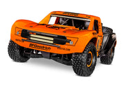 Traxxas 85086-4 Unlimited Desert Racer (UDR) Pro-Scale 4x4 Orange Trophy Truck Fox Racing with LED Lights
