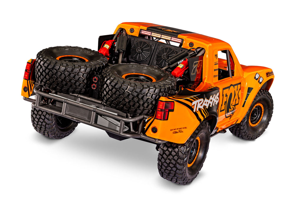 Traxxas 85086-4 Unlimited Desert Racer (UDR) Pro-Scale 4x4 Orange Trophy Truck Fox Racing with LED Lights