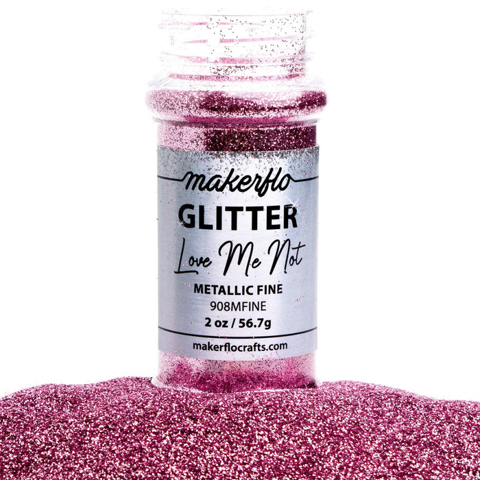 MakerFlo Crafts Love Me Not - Fine Glitter 2oz