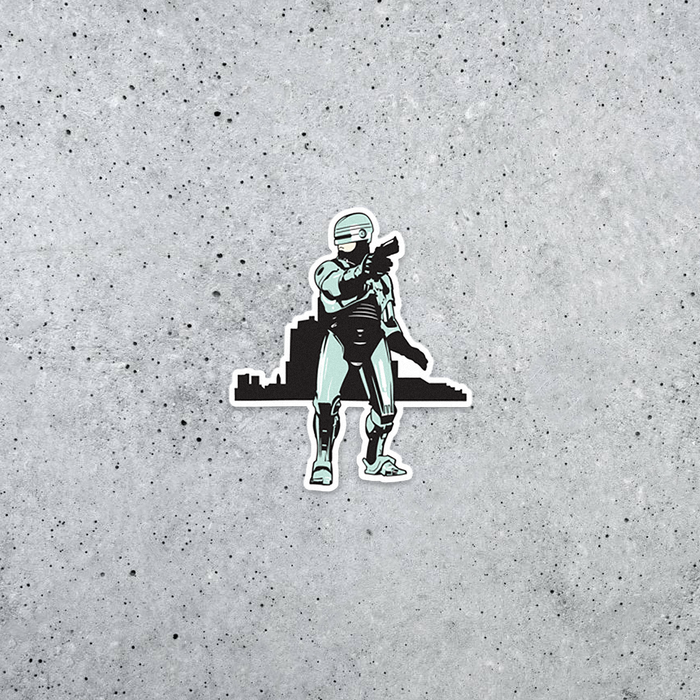Chop Shop Studio Robocop Sticker
