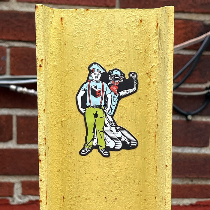 Chop Shop Studio Sloth and Johnny 5 Sticker
