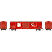 Athearn RTR 1175 HO Scale 50' ACF Outside Post Boxcar Santa Fe ATSF 15679