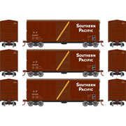 Athearn RTR 69441 HO Scale 40' Modernized Boxcar Southern Pacific SP 3 Pack