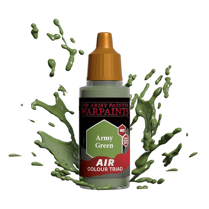 The Army Painter Acrylic Warpaints Air: Army Green 18ml