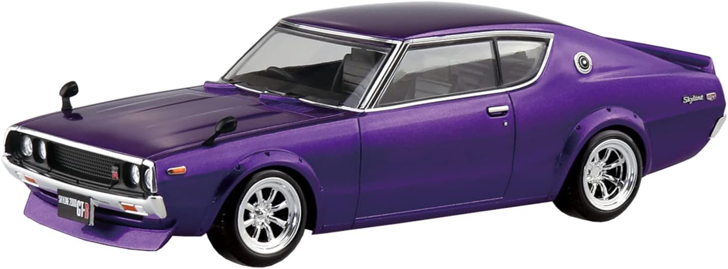 Aoshima 06684 1/32 The Snap Kit #18-SP3 Metallic Purple Nissan C110 Skyline GT-R