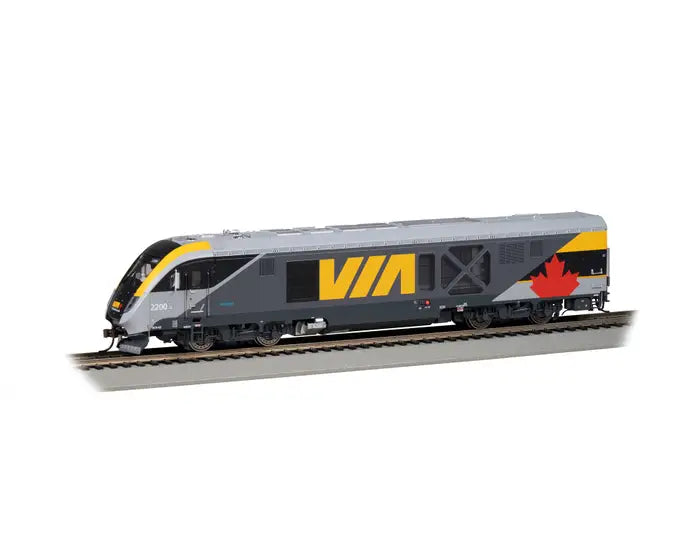 Bachmann 69051 N Scale Siemens SCV-42 Charger VIA RAIL Canada 2201 DCC WOWSound