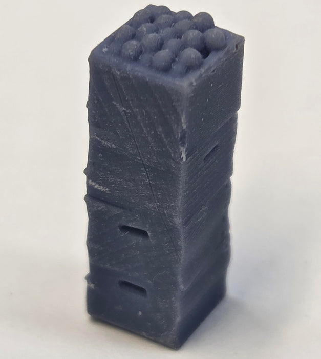 3G Resin Prints B-00014 HO Scale Fruit Boxes with Round Fruit 4 High (Unpainted Resin Pack of 4)