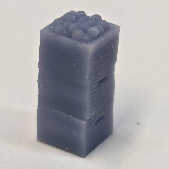 3G Resin Prints B-00015 HO Scale Fruit Boxes with Round Fruit 3 High (Unpainted Resin Pack of 5)
