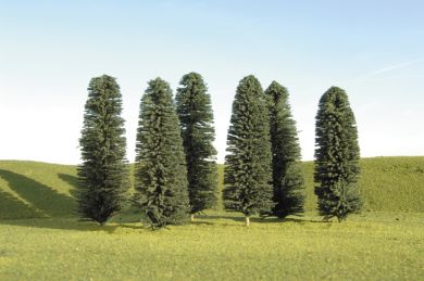 Bachmann SceneScapes 32005 5"-6" Cedar Trees (6 Pack)
