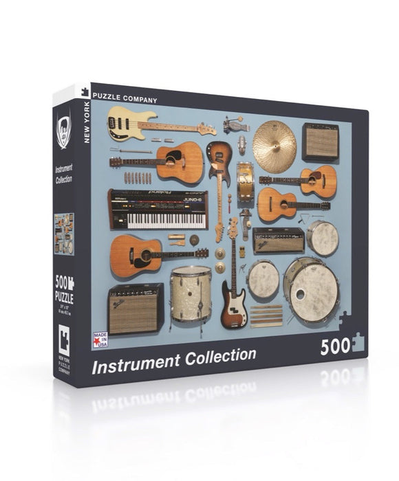 New York Puzzle Company Instrument Collection, 500 Piece Jigsaw Puzzle