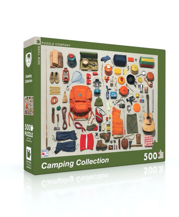 New York Puzzle Company Camping Collection, 500 Piece Jigsaw Puzzle