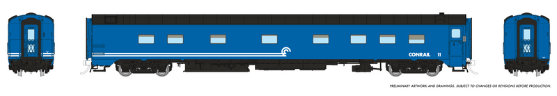 Rapido BCWCR11 HO Scale 10-5 Sleeper Conrail 11 - Blue Can Opener (Custom Run)