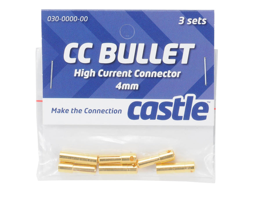 Castle Creations CC-BUL-43 4mm Bullet Connectors (095-0007-00)