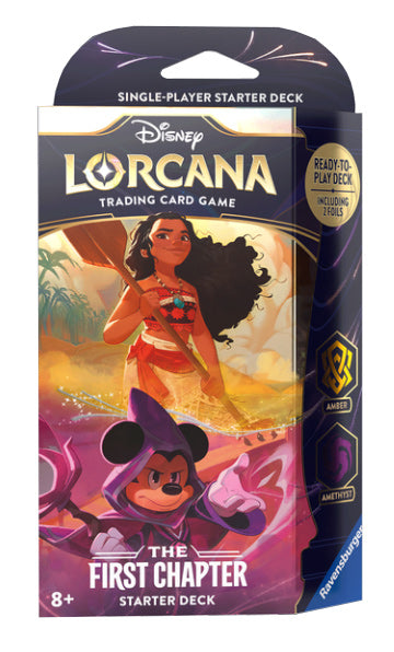 lorcana moana starter deck Disney TCG - Set 1: The Fist Chapter all introduced in this set. Unboxing the Scrooge McDuck &