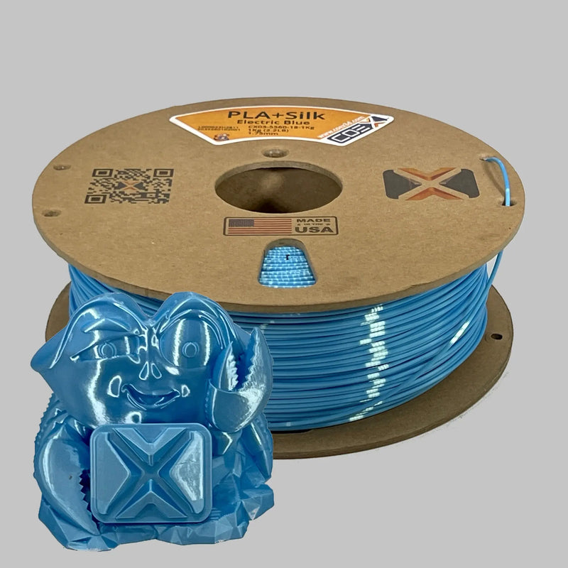 COEX 3D Electric Blue PLA+Silk 3D Filament