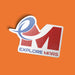 Chop Shop Studio Explore Mars Brand ID Sticker