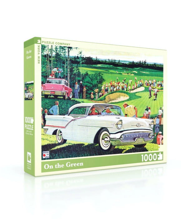 New York Puzzle Company On the Green, 1000 Piece Jigsaw Puzzle