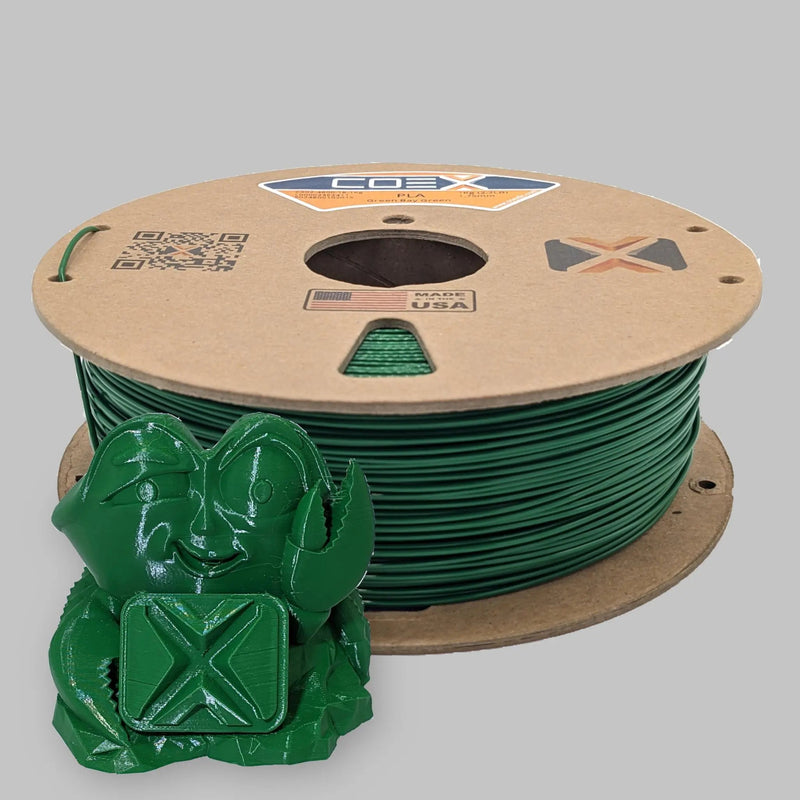 COEX 3D Green Bay Green PLA 3D Filament