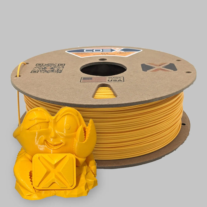 COEX 3D Green Bay Yellow PLA 3D Filament