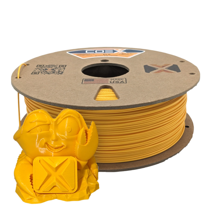 COEX 3D Green Bay Yellow PLA Prime 3D Filament
