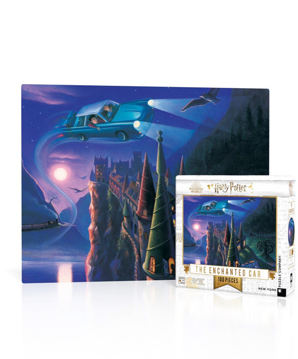 New York Puzzle Company The Enchanted Car Mini, 100 Piece Jigsaw Puzzle