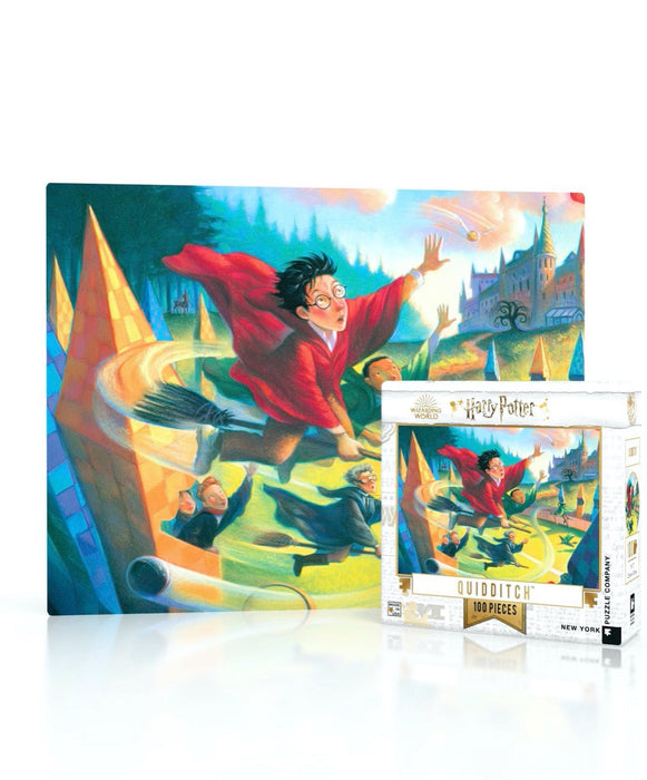 New York Puzzle Company Quidditch Mini, 100 Piece Jigsaw Puzzle