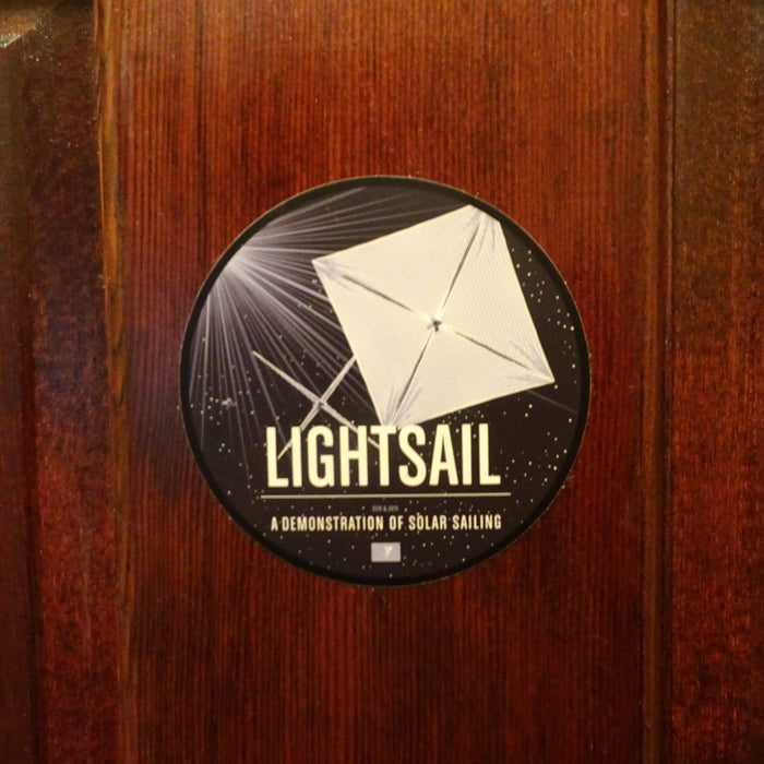 Chop Shop Studio LightSail Sticker from the Historic Robotic Spacecraft Series