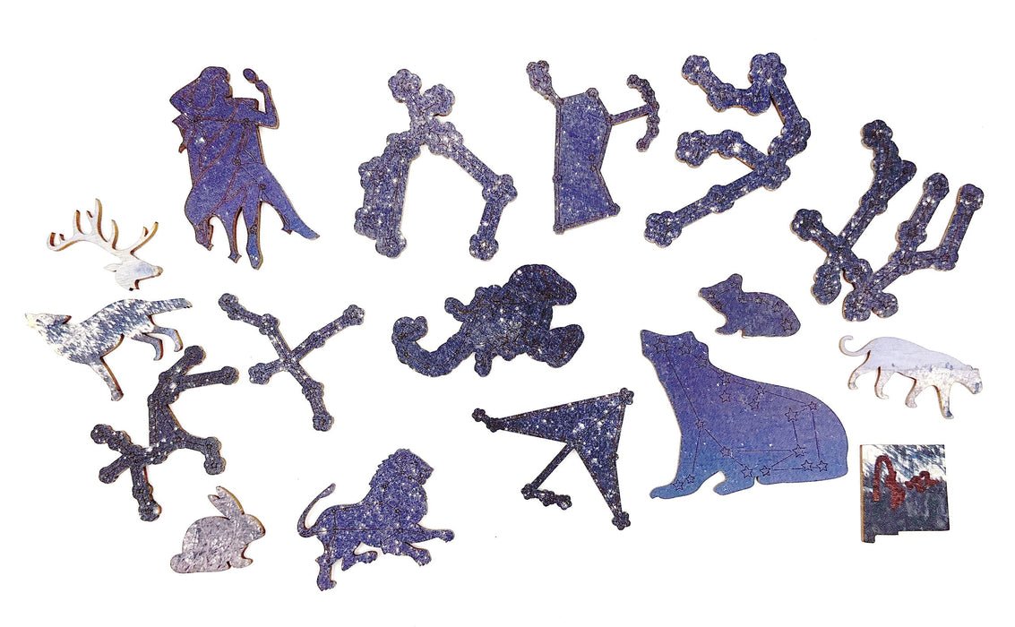 Wimberley Puzzle Company New Mexico Starry Night | Wooden Jigsaw Puzzle | 250, 500, 1000 Pieces