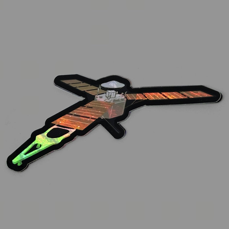 Chop Shop Studio Current Missions: Juno Holographic Style Sticker