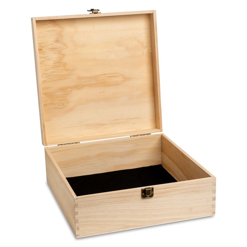 MakerFlo Crafts Wood Memory Boxes - Large Size