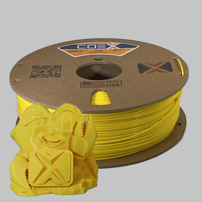 COEX 3D Lemon Yellow ASA Prime 3D Filament