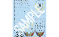 Bandai 2704825 HG Macross YF-29 Durandal Valkyrie (Maximilian Use) Waterslide Decal Sheet