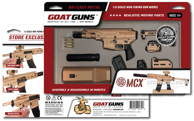 Goat Guns 1:3 Scale SIG MCX® Model - Tan