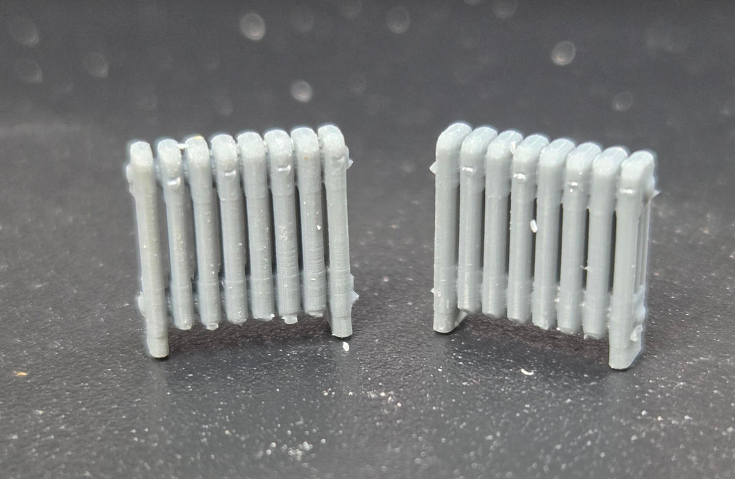 3G Resin Prints B-00031 HO Scale Medium Steam Radiators (Unpainted Resin Pack of 8)