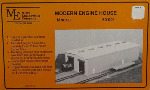 Micro Engineering 60-001 N Scale Modern Engine House Kit