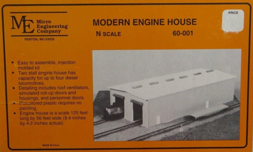 Micro Engineering 60-001 N Scale Modern Engine House Kit