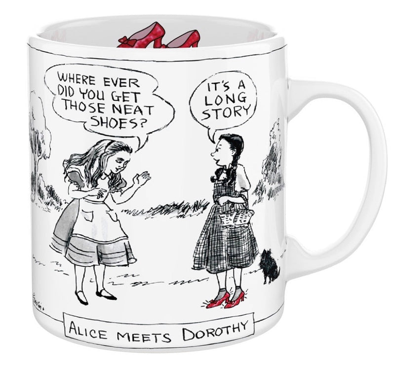 New York Puzzle Company Alice Meets Dorothy Mug