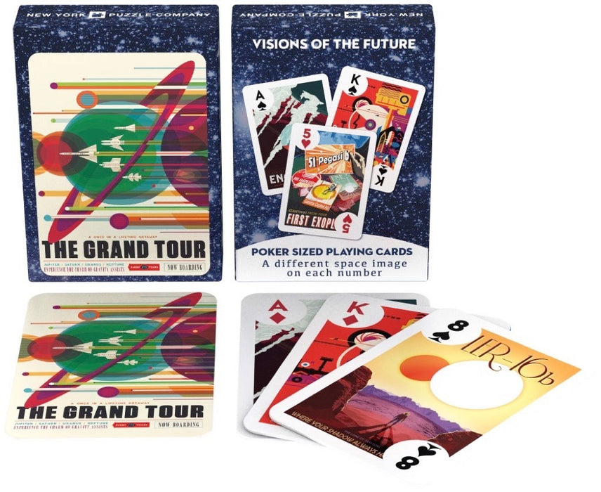 New York Puzzle Company Visions of the Future Playing Cards