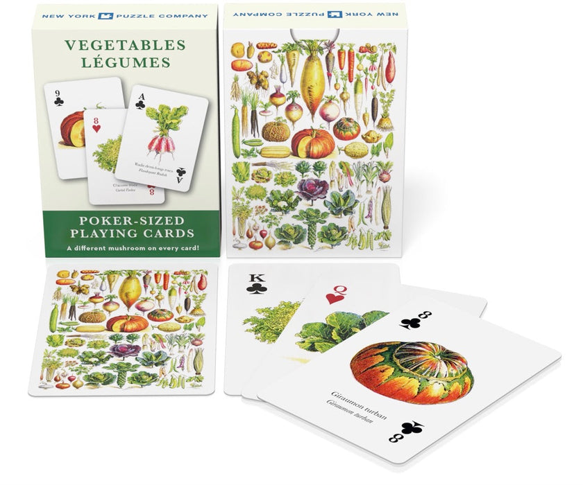 New York Puzzle Company Vegetable Playing Cards