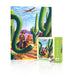 New York Puzzle Company Cactus Country Mini, 100 Piece Jigsaw Puzzle